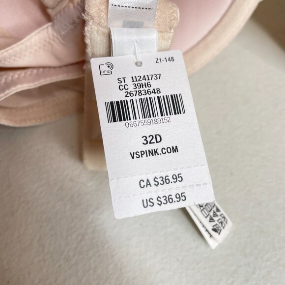 New Victoria's Secret Super Push-up Wear Everywhere Bra Size 32D - Picture 12 of 16